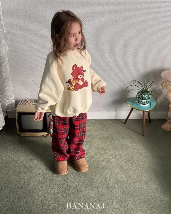 Banana J - Korean Children Fashion - #minifashionista - Teddy Sweatshirt - 5