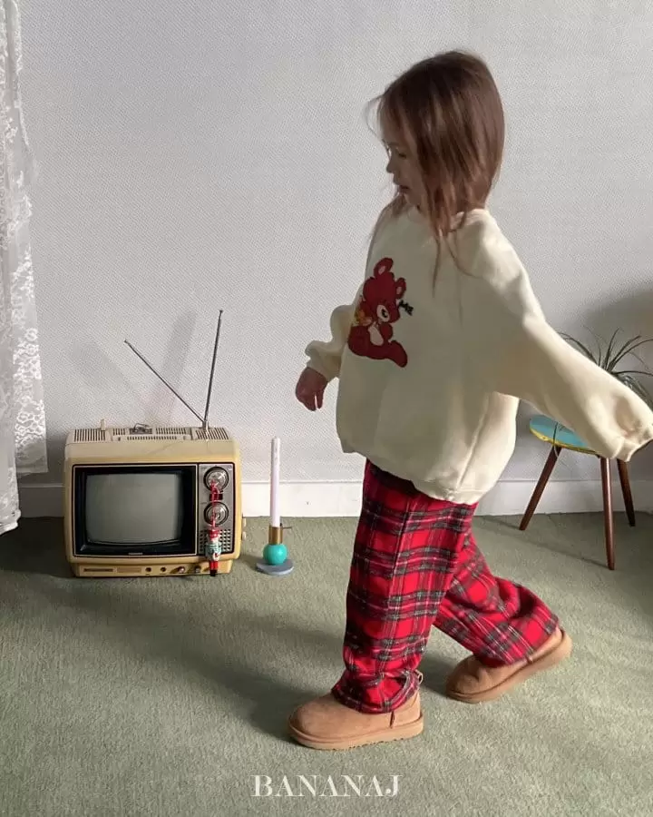 Banana J - Korean Children Fashion - #todddlerfashion - Teddy Sweatshirt - 7