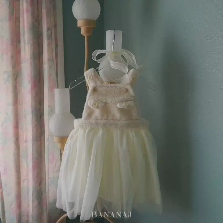 Banana J - Korean Children Fashion - #toddlerclothing - Snow Flower One-Piece - 9