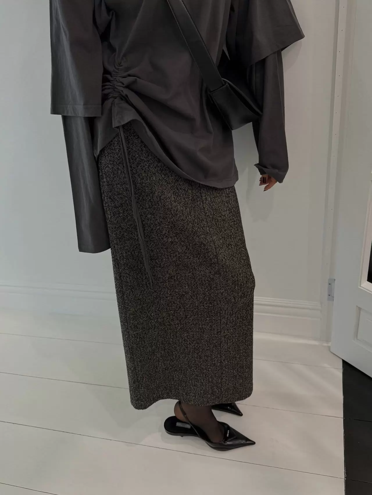 Black Fuchsia - Korean Women Fashion - #womensfashion - W Herringbone Skirt - 2