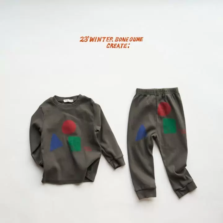 Boneoune - Korean Children Fashion - #fashionkids - Senedongsil Easywear Top Bottom Set - 2