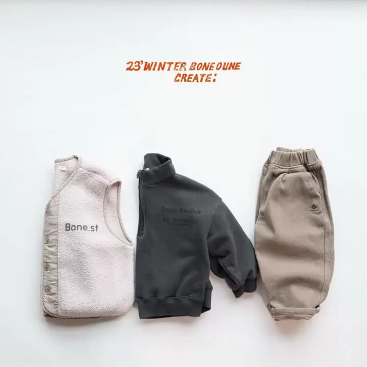 Boneoune - Korean Children Fashion - #kidsstore - Warm Pitch Easygo Pants  - 7