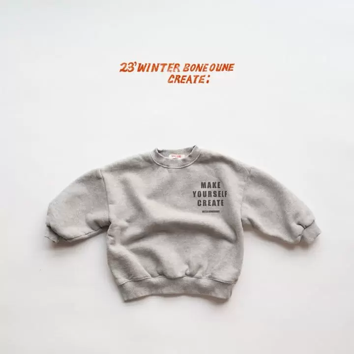 Boneoune - Korean Children Fashion - #kidsstore - Bone Stu Sweatshirt - 5