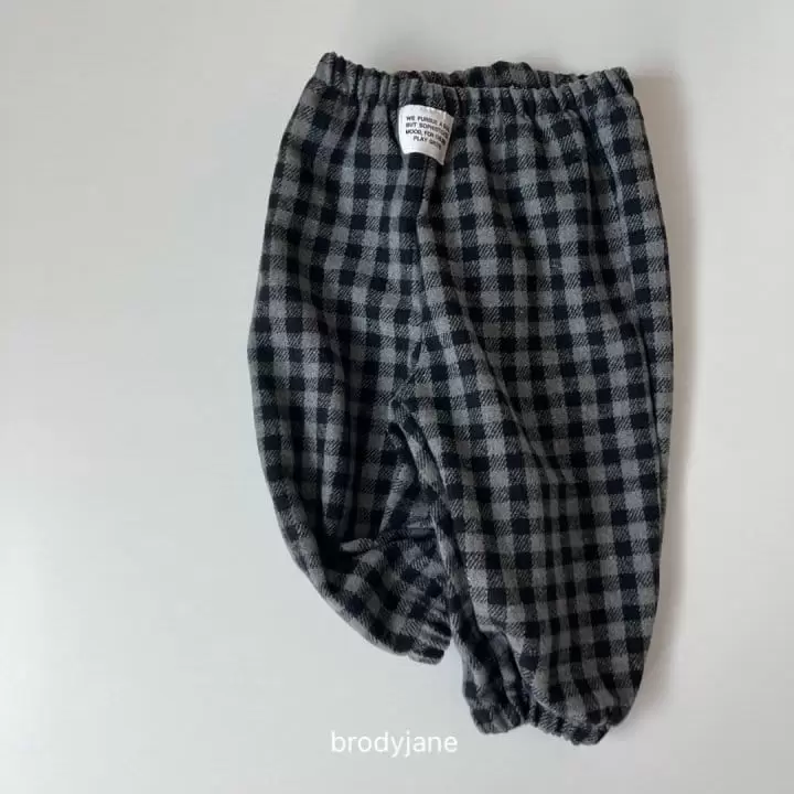 Brody Jane - Korean Children Fashion - #kidzfashiontrend - W Check Jogger Pants - 4