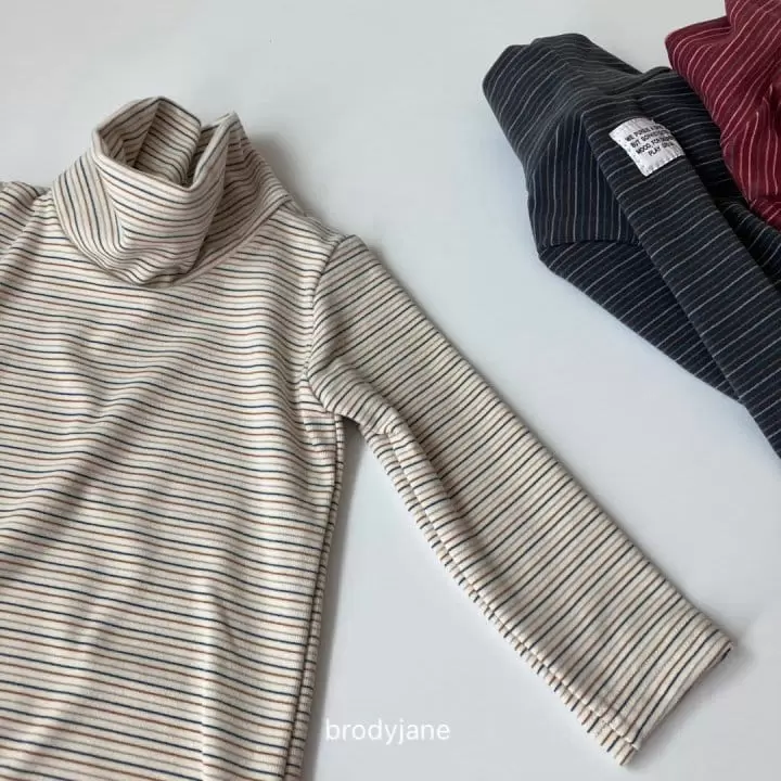 Brody Jane - Korean Children Fashion - #designkidswear - Multi St High Neck Tee - 4