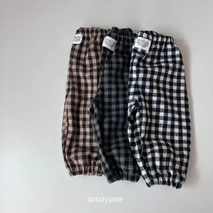 Brody Jane - Korean Children Fashion - #kidsshorts - W Check Jogger Pants