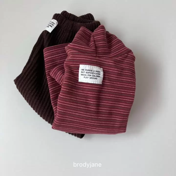 Brody Jane - Korean Children Fashion - #magicofchildhood - Multi St High Neck Tee - 11