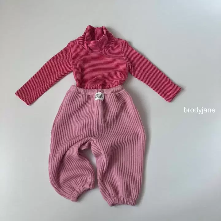 Brody Jane - Korean Children Fashion - #minifashionista - Rib Kint Jogger Pants - 8