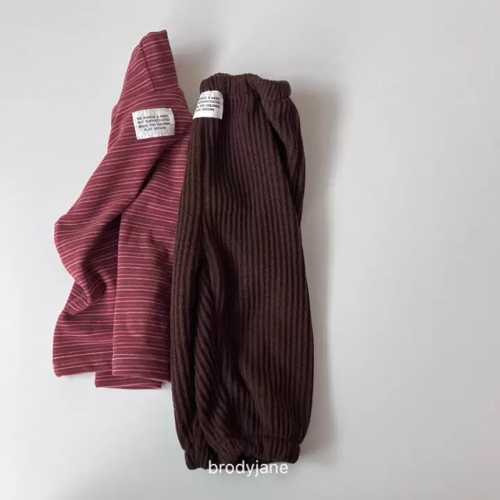 Brody Jane - Korean Children Fashion - #todddlerfashion - Rib Kint Jogger Pants - 10