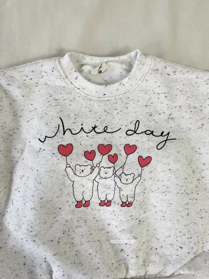 Buttercup - Korean Children Fashion - #kidsstore - White Day Sweatshirt - 2