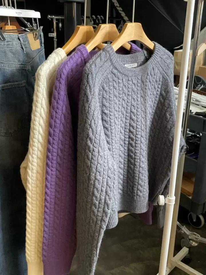 Charlotte - Korean Women Fashion - #momslook - W Twisted knit - 11