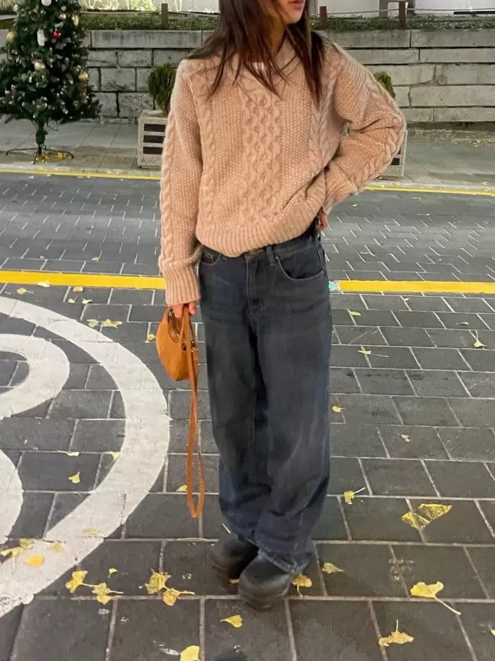 Charlotte - Korean Women Fashion - #thatsdarling - 969 Fleece Denim - 2