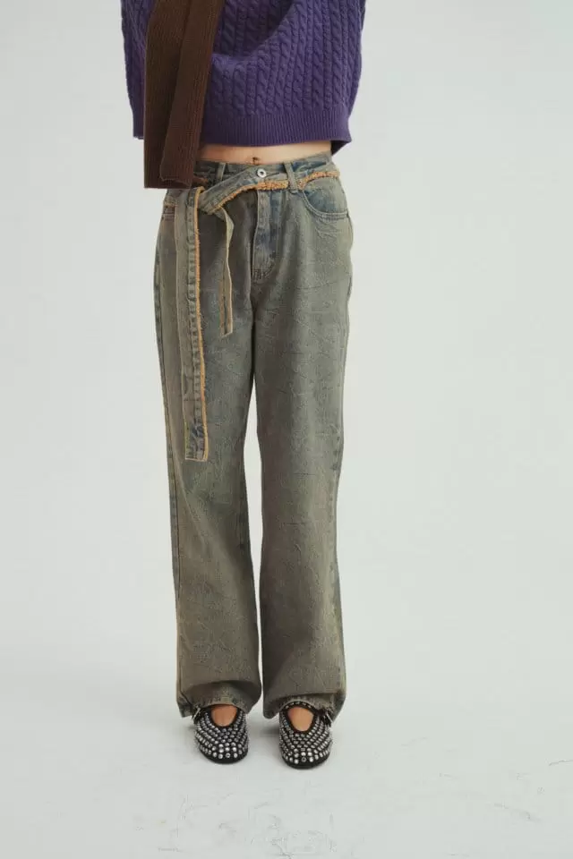 Charlotte - Korean Women Fashion - #womensfashion - 956 String Denim - 6