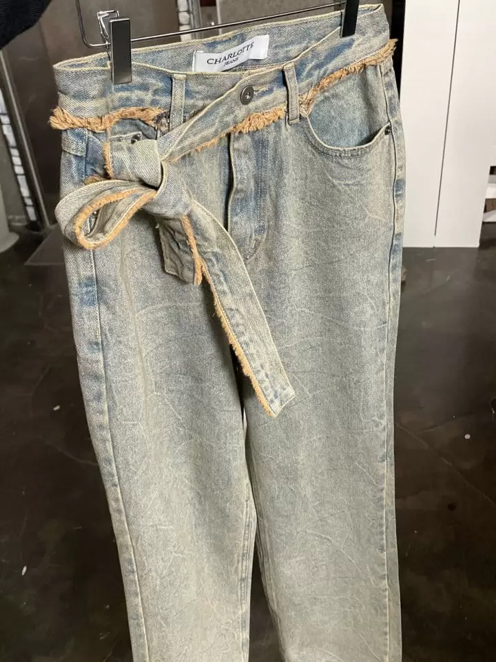 Charlotte - Korean Women Fashion - #womensfashion - 956 String Denim - 8