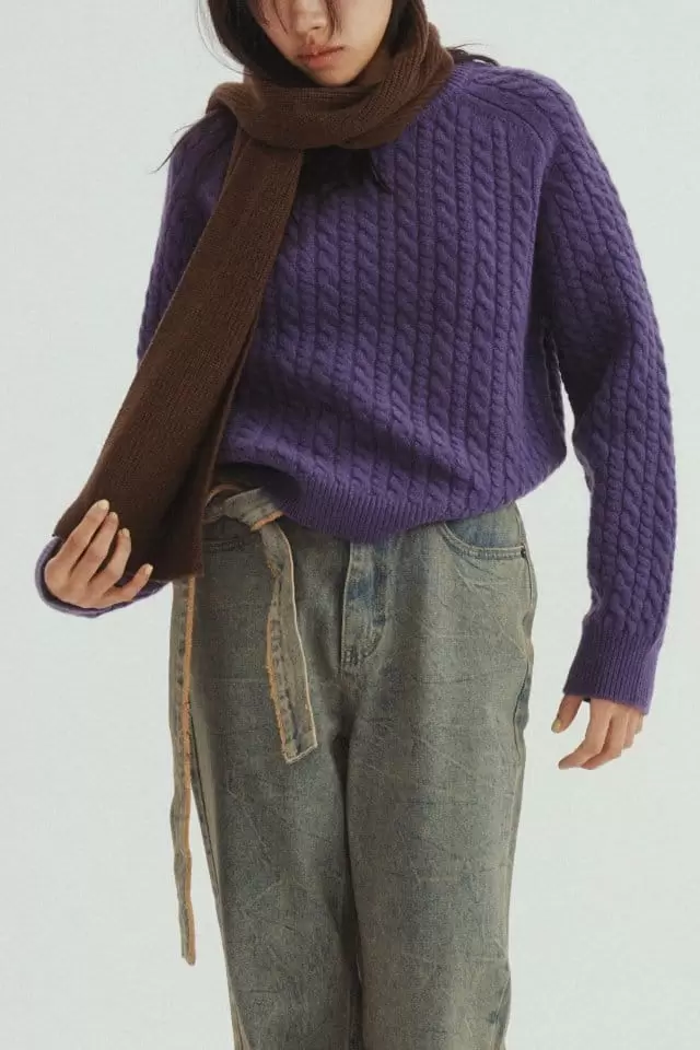 Charlotte - Korean Women Fashion - #womensfashion - W Twisted knit - 6