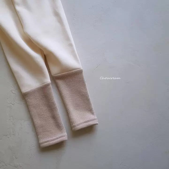 Choucream - Korean Baby Fashion - #babyboutique - Rib Color Mink Leggings - 3