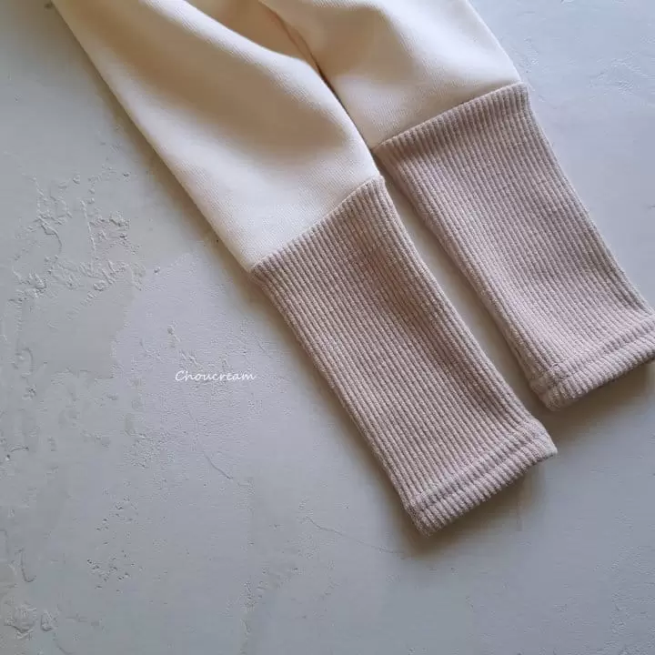 Choucream - Korean Baby Fashion - #babyboutique - Rib Color Mink Leggings - 4
