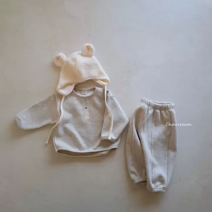 Choucream - Korean Baby Fashion - #babyfever - Snowman Tee - 11