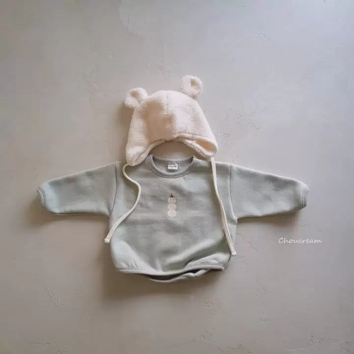 Choucream - Korean Baby Fashion - #babyoutfit - Snowman Tee - 2