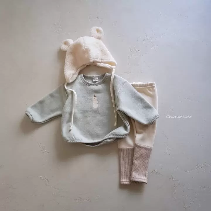 Choucream - Korean Baby Fashion - #babywear - Snowman Tee - 3