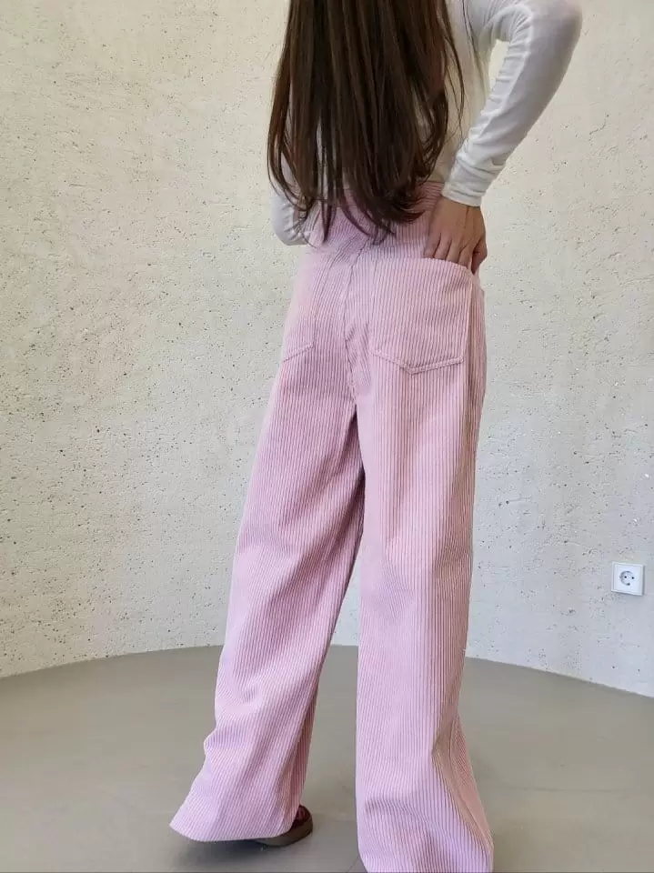 Corner0123 - Korean Women Fashion - #vintagekidsstyle - Rib Wide Pants - 4