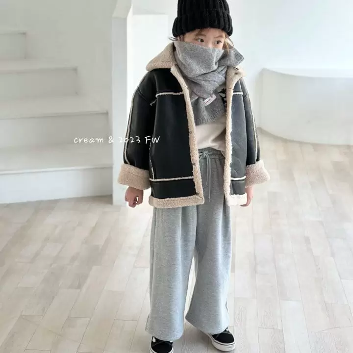 Cream Bbang - Korean Children Fashion - #kidzfashiontrend - Fluffy Pintuck Wide Pants - 4