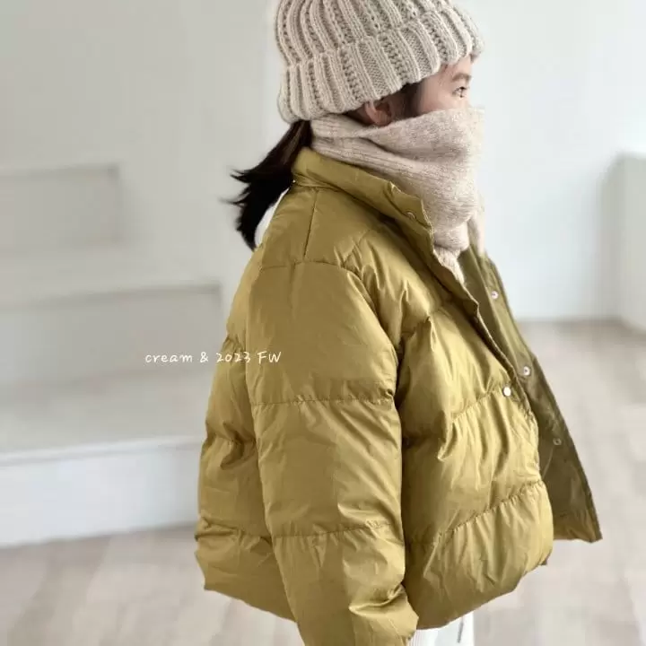 Cream Bbang - Korean Children Fashion - #designkidswear - Down Short Padding