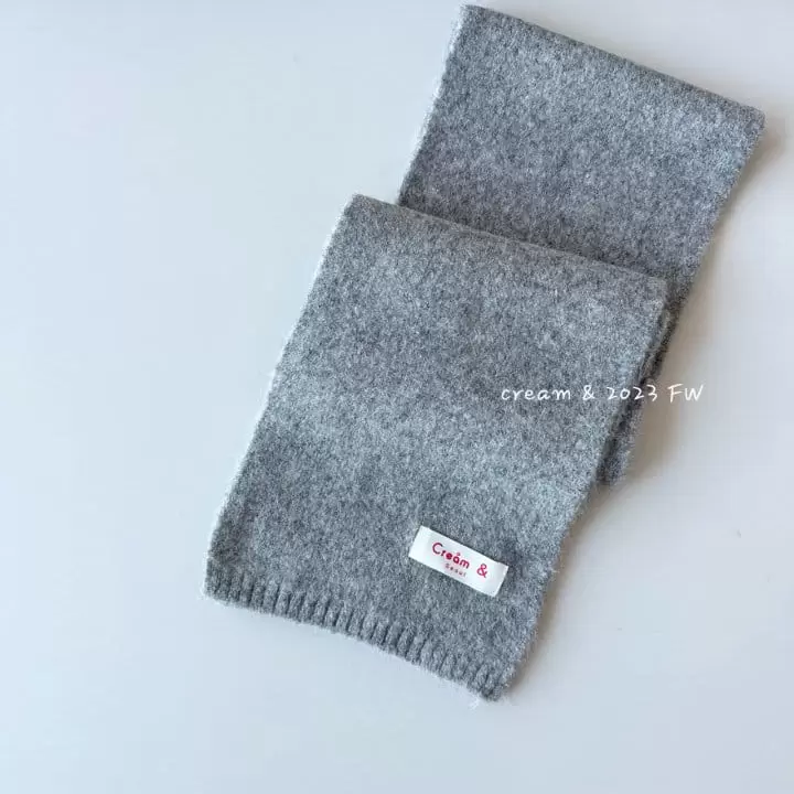 Cream Bbang - Korean Children Fashion - #discoveringself - W Basic Muffler - 4