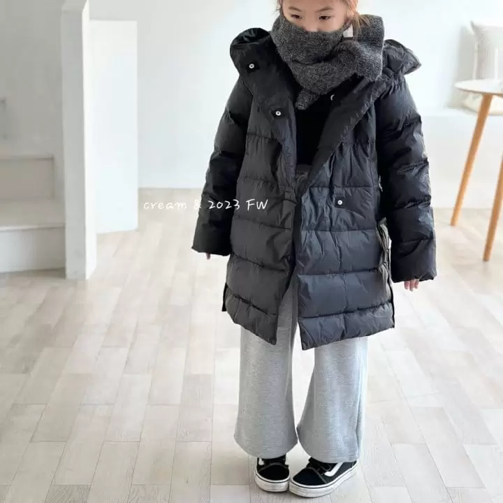 Cream Bbang - Korean Children Fashion - #fashionkids - Hoody Long Padding