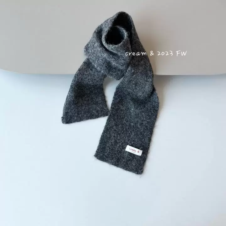 Cream Bbang - Korean Children Fashion - #kidsshorts - Brushed Knit Muffler - 9