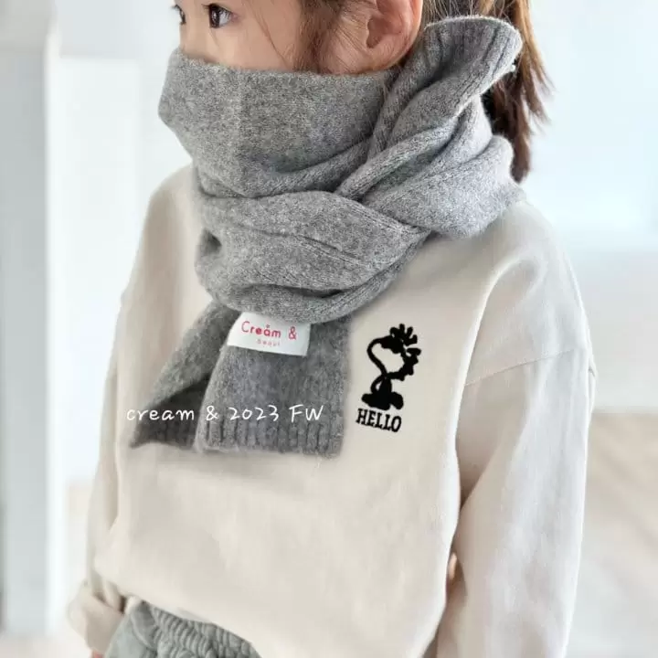 Cream Bbang - Korean Children Fashion - #kidsshorts - W Basic Muffler - 5