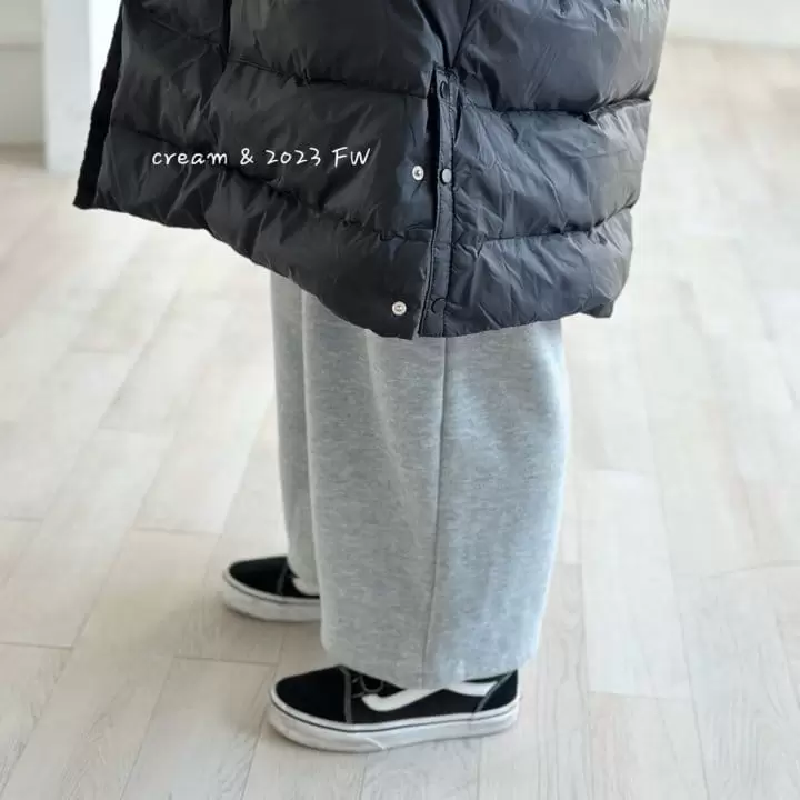 Cream Bbang - Korean Children Fashion - #kidsshorts - Hoody Long Padding - 2