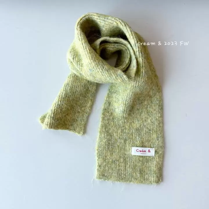 Cream Bbang - Korean Children Fashion - #kidsstore - Brushed Knit Muffler - 10