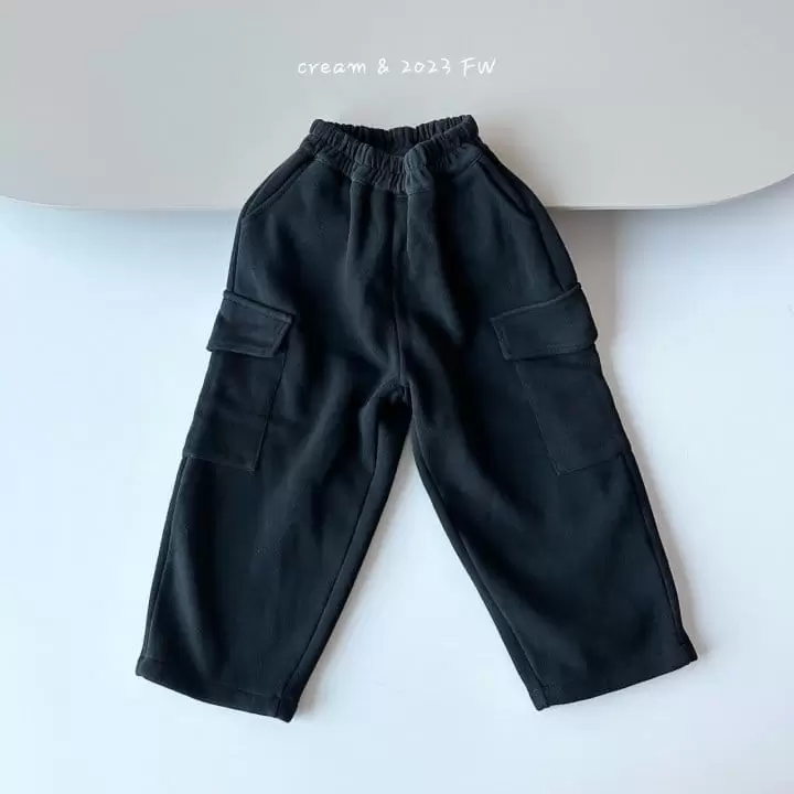 Cream Bbang - Korean Children Fashion - #magicofchildhood - Banding Hardtack Wide Pants - 8