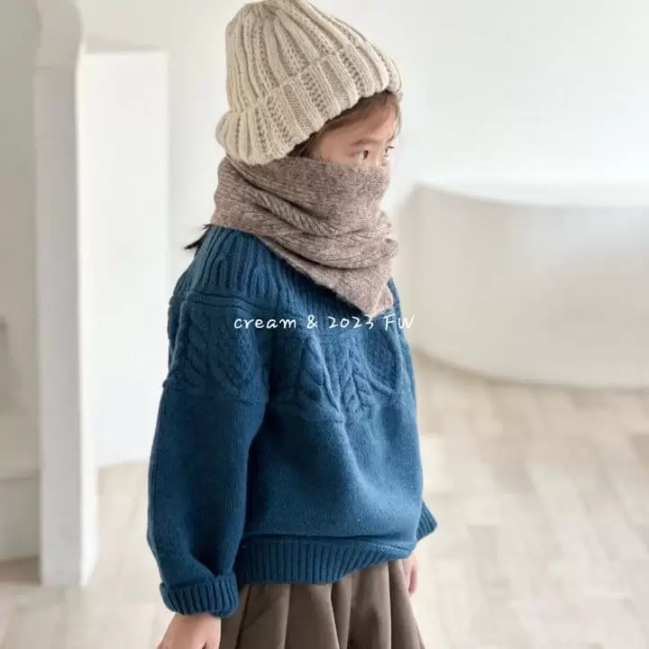 Cream Bbang - Korean Children Fashion - #littlefashionista - Circle Beanie - 4