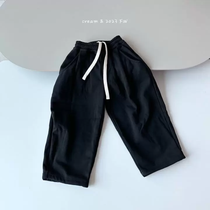Cream Bbang - Korean Children Fashion - #prettylittlegirls - Fluffy Banding Wide Pleated Baggy Pants