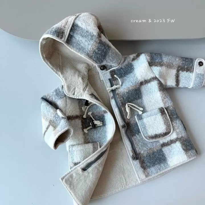 Cream Bbang - Korean Children Fashion - #todddlerfashion - Check Mustang - 3