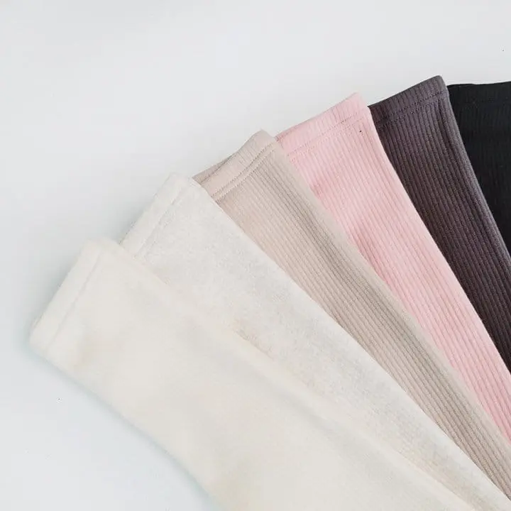 Daily Daily - Korean Children Fashion - #childofig - Kids Rib Mink Leggings - 11