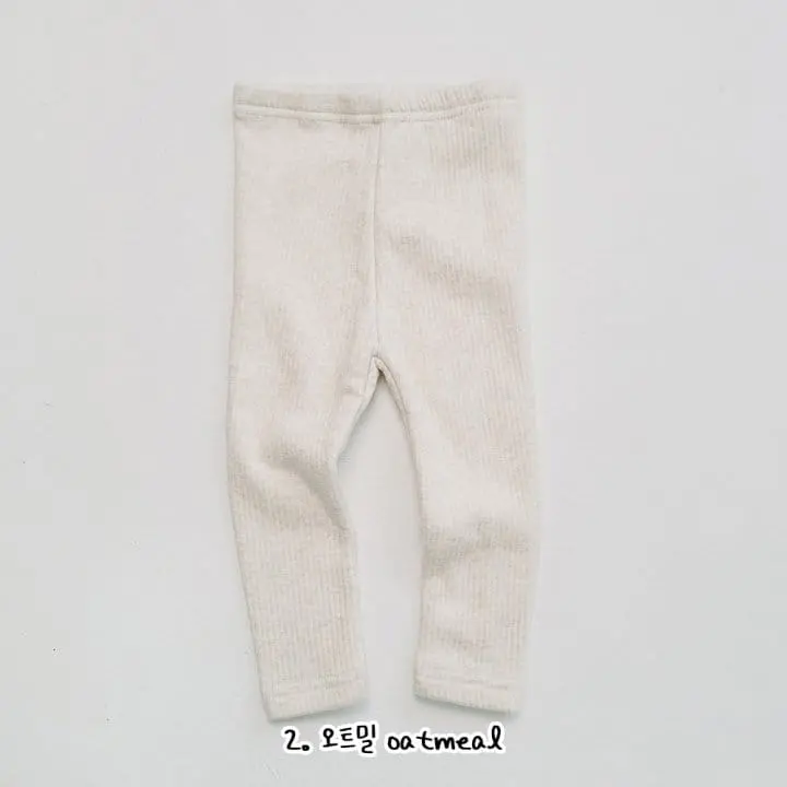 Daily Daily - Korean Children Fashion - #kidsshorts - Kids Rib Mink Leggings - 3