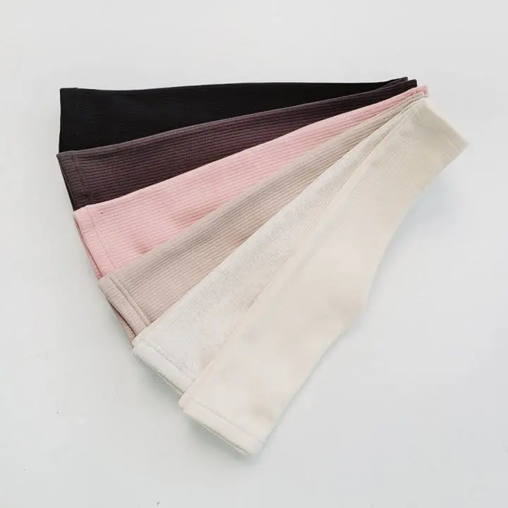 Daily Daily - Korean Children Fashion - #prettylittlegirls - Kids Rib Mink Leggings - 10