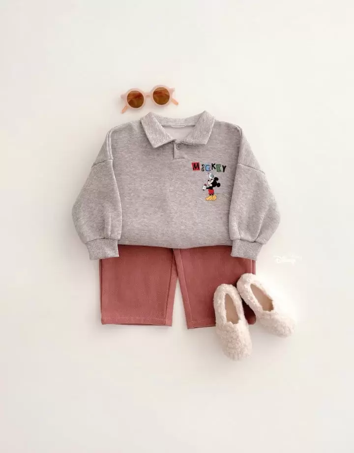 Dsaint - Korean Children Fashion - #childofig - Crayon M Collar Sweatshirt - 9