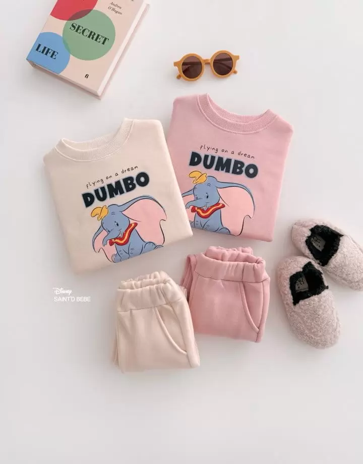 Dsaint - Korean Children Fashion - #childofig - Flying D Fleece Top Bottom Set - 4