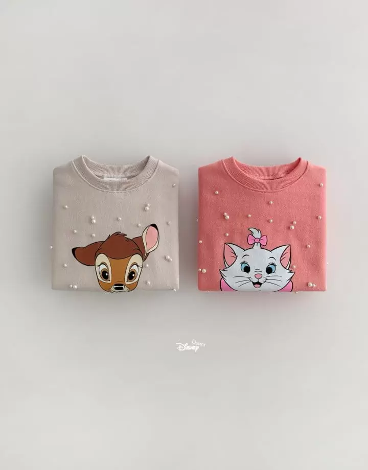 Dsaint - Korean Children Fashion - #childrensboutique - Pearl Puff Fleece Top Bottom Set - 3