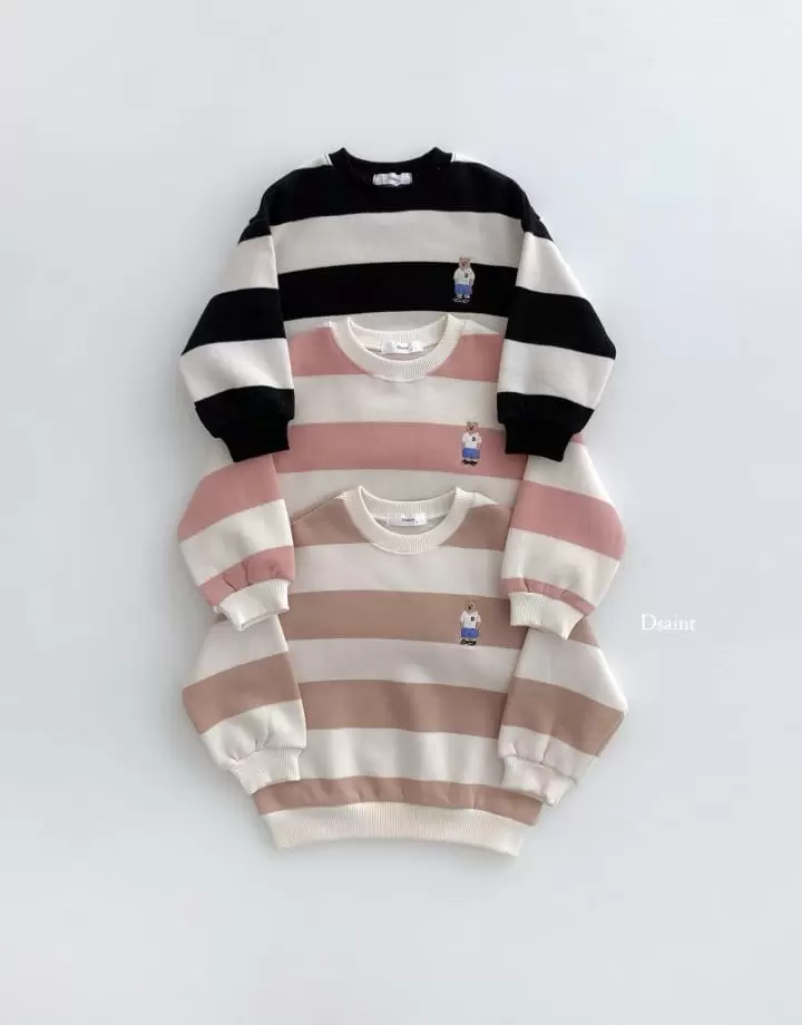 Dsaint - Korean Children Fashion - #discoveringself - Big Bear Fleece Sweatshirt - 3