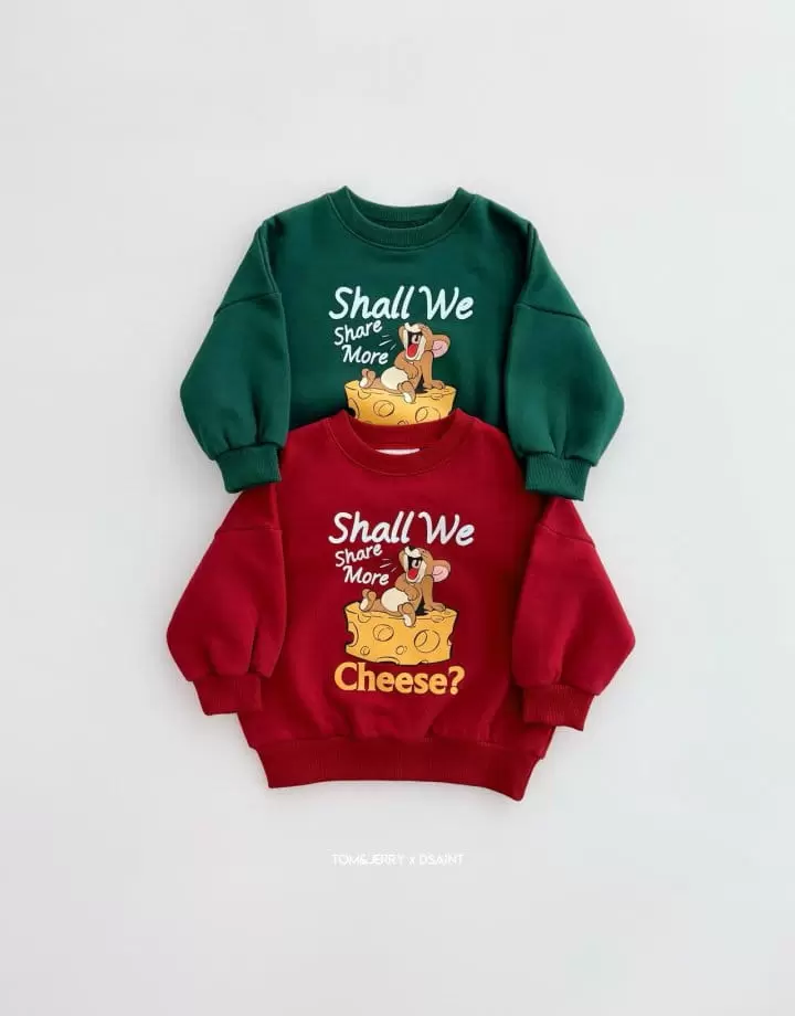 Dsaint - Korean Children Fashion - #fashionkids - Cheese Jerry Sweatshirt - 2
