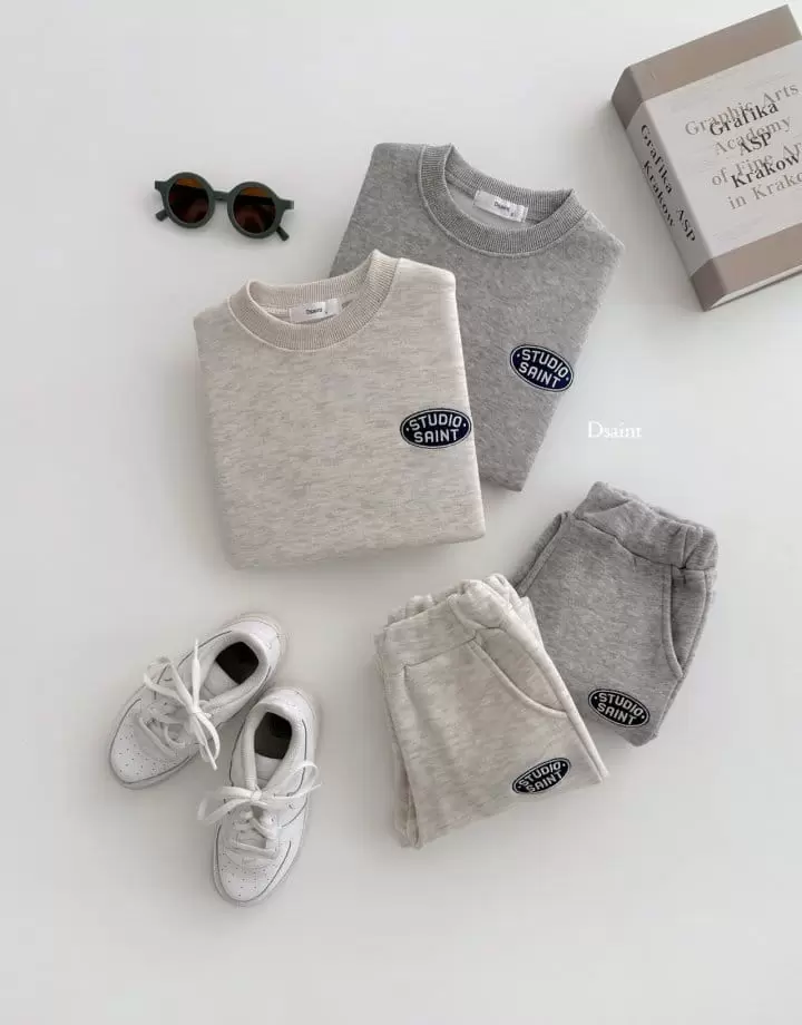 Dsaint - Korean Children Fashion - #discoveringself - Circle Saint Top Bottom Set - 4