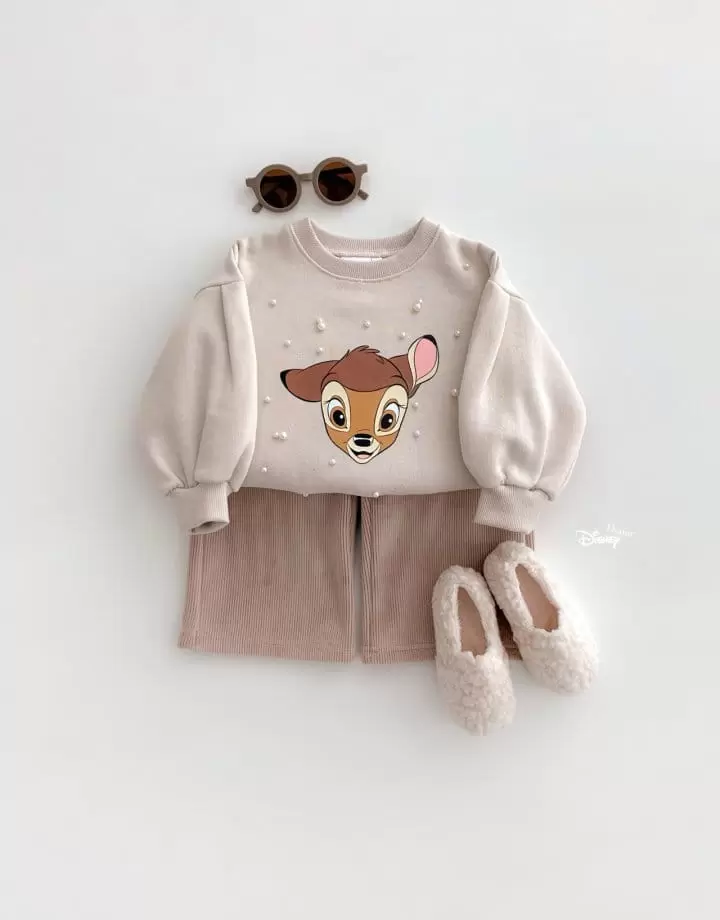 Dsaint - Korean Children Fashion - #fashionkids - Pearl Puff Fleece Top Bottom Set - 6