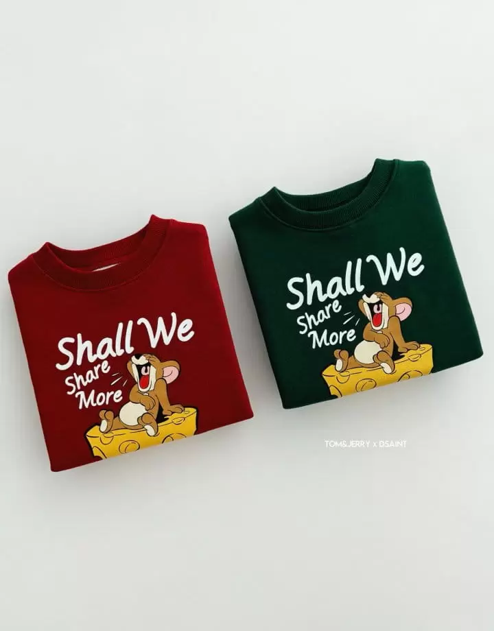 Dsaint - Korean Children Fashion - #kidsshorts - Cheese Jerry Sweatshirt - 3