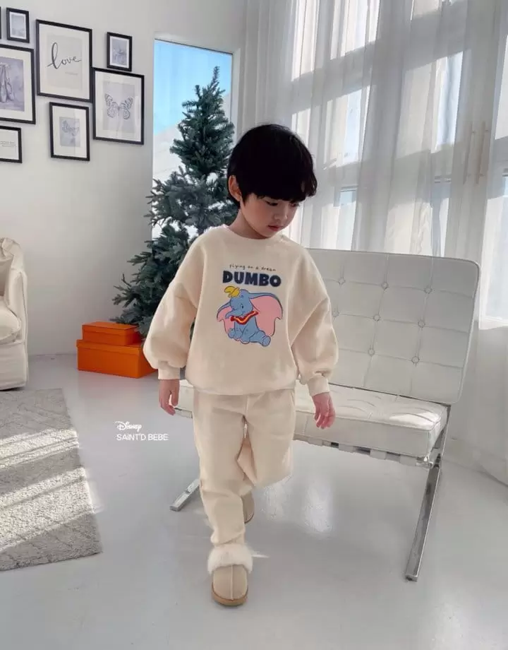 Dsaint - Korean Children Fashion - #kidsshorts - Flying D Fleece Top Bottom Set - 9
