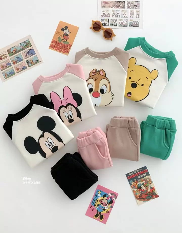 Dsaint - Korean Children Fashion - #kidsshorts - Raglan Friend Top Bottom Set